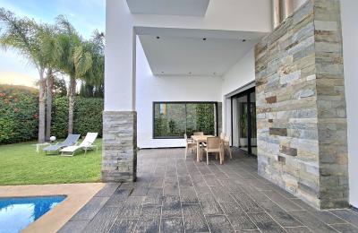 Superbe villa à louer à Bouskoura. 4 belles chambres