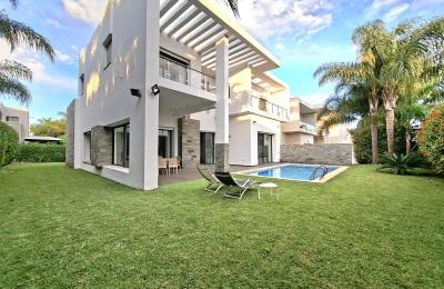 Superbe villa à louer à Bouskoura. 4 belles chambres