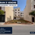 Terrain R+4 à Vendre – Bd Chefchaouni – 271 m²