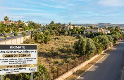 TERRAIN À VENDRE POUR VILLA -KRIMATE