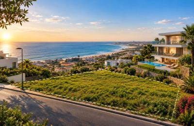 À vendre – Magnifique terrain de 1 170 m² avec vue mer à Dar Bouazza