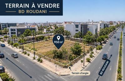 TERRAIN À VENDRE – BD ROUDAN 950 m²