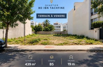 TERRAIN À VENDRE – BD IBN TACHFINE 439 m²