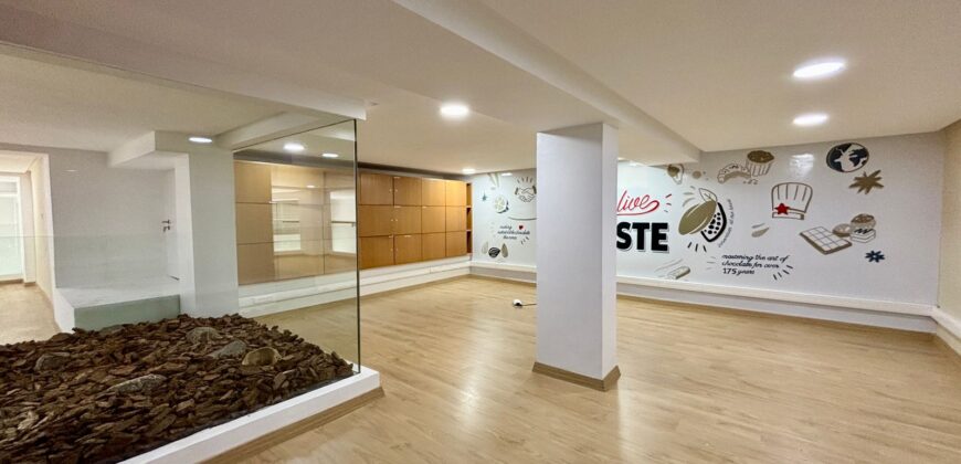 SPACIEUX LOCAL COMMERCIAL AVEC MEZZANINE – À MAARIF, LES IRIS – 195 M² REZ-DE-CHAUSSÉE + 122 M² MEZZANINE – AVEC GARAGE AU SOUS-SOL