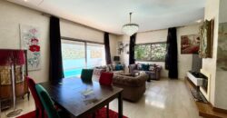 DAR BOUAZZA À 15 MINUTES DE CASABLANCA – VENTE D’UNE BELLE VILLA AVEC PISCINE ET JARDIN