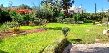 Super Rez de Jardin à Louer Meublé à Ain Diab