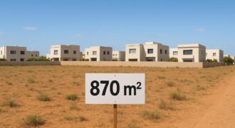SUPER TERRAIN DE 870 M2 À 10MIN DE CASABLANCA