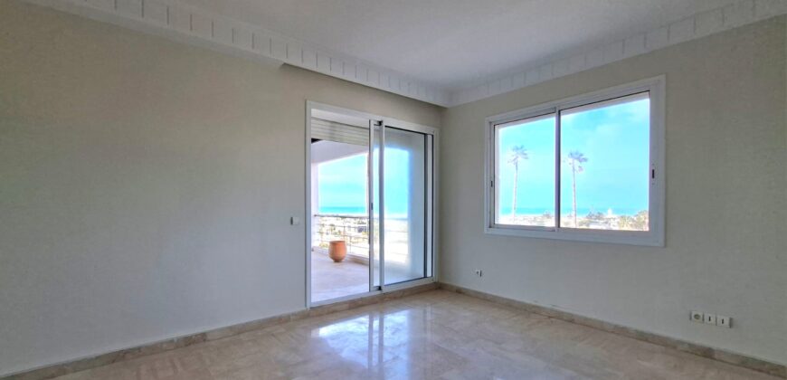 APPARTEMENT DE CACHET AVEC UNE VUE INCROYABLE SUR LA MER DE AIN DIAB À VENDRE