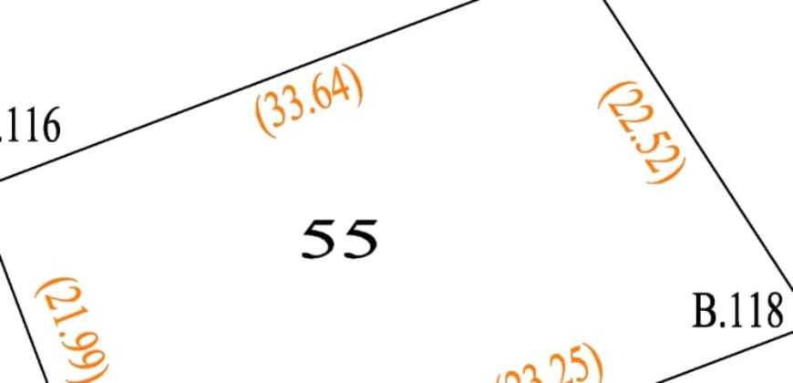 SUPER TERRAIN DE 687 M2 À 10MIN DE CASABLANCA